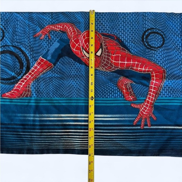 Vintage Rare Spider-Man Action Pillowcase Single Marvel Comic Bedding - Picture 4 of 4